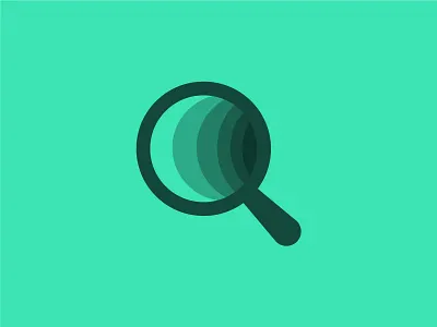 Deep Dive dimension green illustration magnifying glass