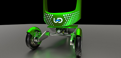 U-drive scooter project 3d automotive automotive design car design design exterior design micromobility scooter sustainability transportation design