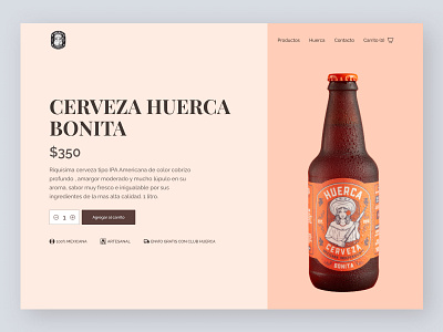 Single Product Page drink ecommerce design inspiration interface modern product product page shop single product ui ux web web design webpage website