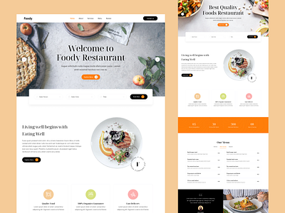 Foody foodwebsite foodwebsitedesign madeinwebflow uxdesign webdesigninspiration webflow webflow design