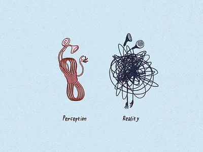 Perseption Vs Reality book comics style expectation illustration instapic mem reality retro style website illustration