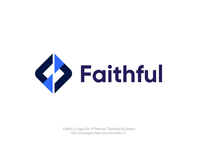 faithful brand brand identity branding brandmark f logo identity letter logo logo design logo designer logos logotype monogram typography