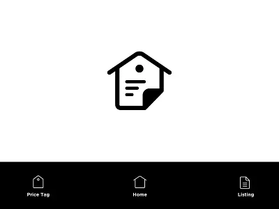 Real Estate Logo branding buy for sale unused buy home house icon listing logo price tag real estate logo sell