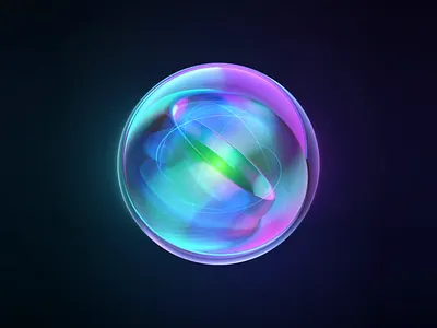 Voice assistant loading visual 3d abstract animation assistant bot brand branding chat circle design loader loading motion motion graphics robot round sphere spinning ui voice