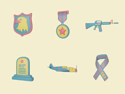 Veteran Icon Set soldier