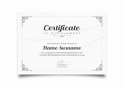 Professional Certificate Design animation branding cert certificate certificates design graphic design logo pro professional ui