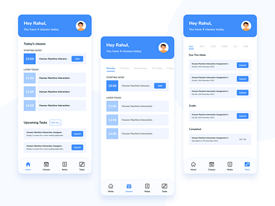 Classroom App Concept app clean design minimal ui ux