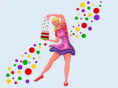 Pastry adobe illustrator art artwork branding character characterdesign colorful design digital artwork digitalart figure graphic design illustration illustrator ipadpro job job illustration pastry procreate wacom