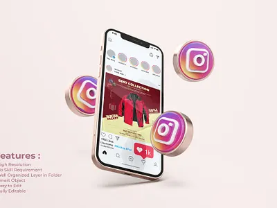 Winter Jacket Sale Social Media or Instagram Post Design background branding design graphic design hoodie icon illustration jacket logo post post design print social media sweater ui ux vector winter winter sale