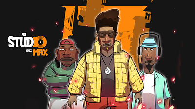 Character Illustration 2d animation cartoon cover