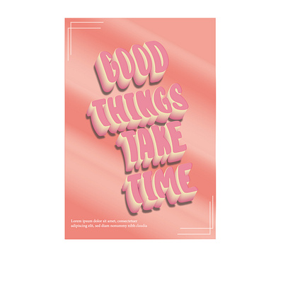 GOOD THINGS TAKE TIME album design doodles draw graphic design illustration logo poster typography ui