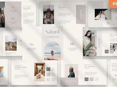 Salord - Minimal Presentation Template abstract annual annual report branding colorful concept creative design google slides illustration keynote layout minimal presentation pitch deck powerpoint report slides ui vector web development