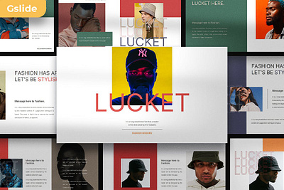 Lucket - Minimal Presentation Template abstract aesthetic agency branding concept creative design illustration landing multipurpose powerpoint presentation professional professional web purpose template template landing ui vector web