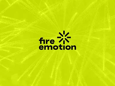 Fire Emotion brand branding design fireworks logo logodesign logomark logotipo logotype mark minimal pyro