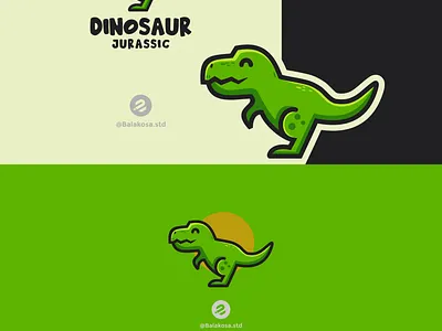 Dinosaur logo character animals dinosaur garden illustration logodesign trex