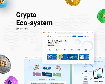 Crypto Eco-system app blockchain branding crypto crypto eco system design graphic design illustration ui ui ux design ux