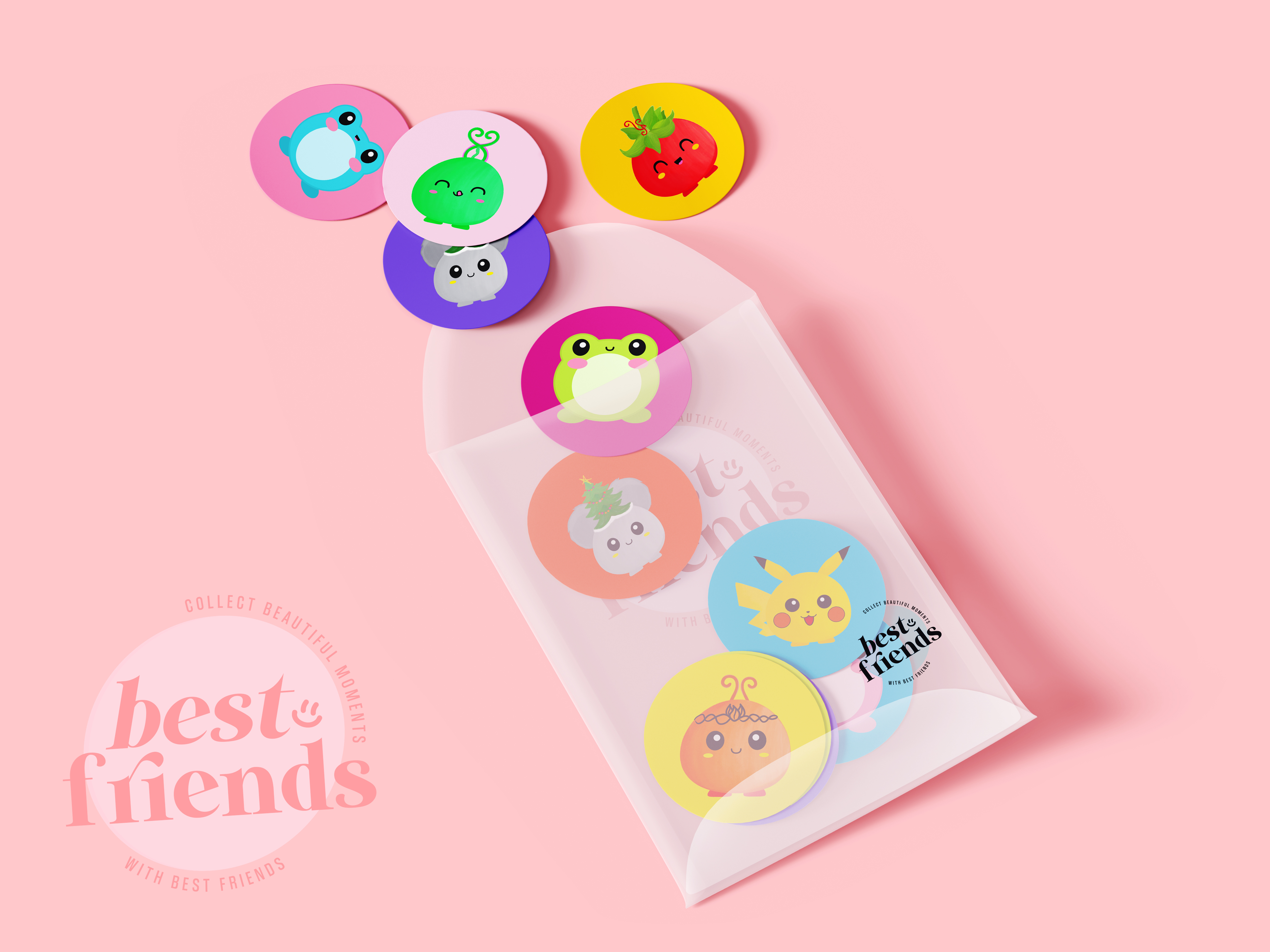 'best friends' sticker collection by Selin Önen on Dribbble