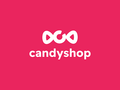 Candy brand branding c candy design elegant illustration letter line linear logo logotype minimalism modern sale shop store sweets typography unused