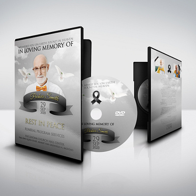 Memorial and Funeral Ceremonies Template Vol.2 business corporate design dvd flyer illustration leaflet logo poster ui