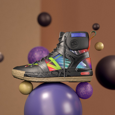 The Great Shoecase - Substance 3D sneaker challenge 3d adobe art challenge design digital painter render shoe sneaker stager substance thegreatshoecase