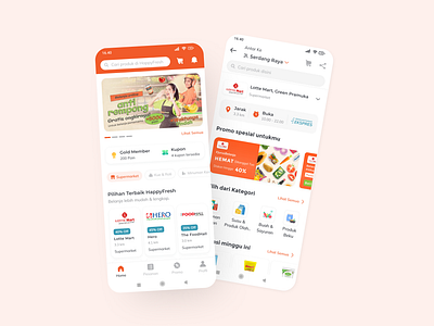 Redesign Happyfresh app 30daysuichallenge grocery app happyfresh happyfreshdesign redesign ui