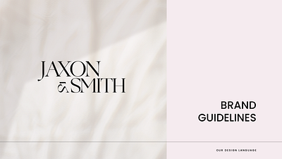 Jaxon & Smith Logo and Brand Design beautiful brand identity branding clothing brand design fashion brand feminine illustration logo logo design logotype minimal logo typography logo visual identity womens fashion