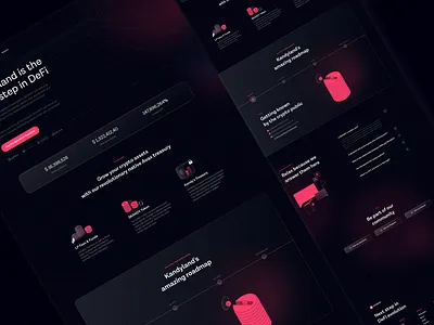 Kanyland DAO crypto website application crypto dao dapp defi figma illustrations tokens webapplication webdesign