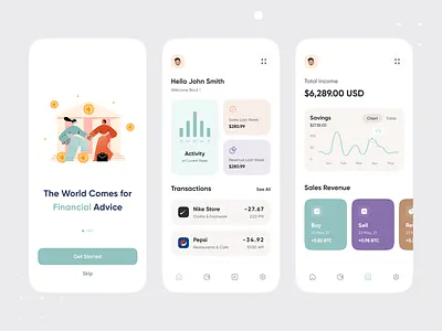 Finance App UI Design 2022 trends accounting app app design app designer app ui banking best dribbble shot budget devignedge finance investement management mhmanik02 mobile money money management trend wallet