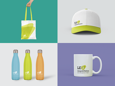 Goodies - LEA Léopold Bellan brand brand design brand identity branding corporate design graphic graphic design logo logotype school university