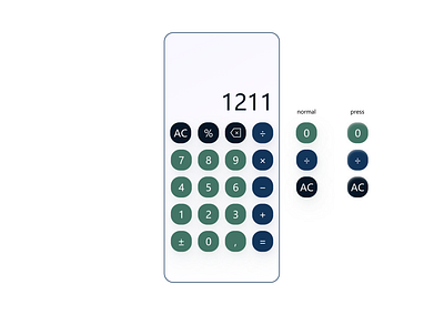 Daily UI #004 - Calculator 004 dailyui dailyuichallenge ui ux webdesign