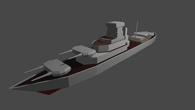 Battle Ship 3d design