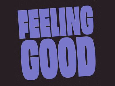 FEELING GOOD animation branding design icon illustration logo motion shadow type typography