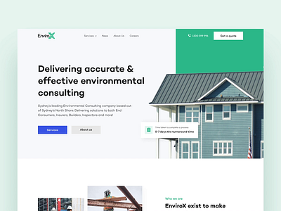 EnviroX - Animation animation arounda b2b b2c consulting environment figma form infrastructure interface landing motion product design saas services site startup team web website