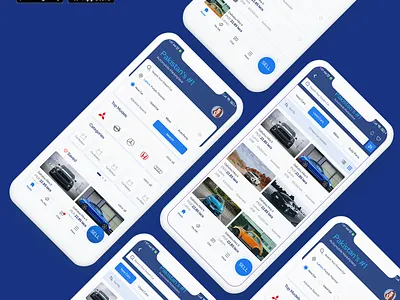 Pakwheels App UI/UX Design android app design app car design figma graphic design purchase rental sale ui ux xd