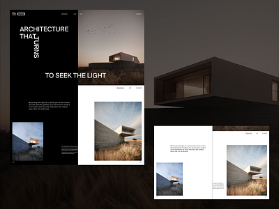 Split/Light architecture black dark design dual editorial exploration grid hidden layout light minimal split switch turn ui ux webdesign white whitespace