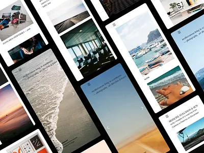 Photography portfolio website design graphic design layout mobile photography portfolio responsible semplice typography ui uiux uiux design web web design website website design