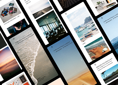 Photography portfolio website design graphic design layout mobile photography portfolio responsible semplice typography ui uiux uiux design web web design website website design