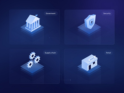 Blockchain – Key player of 2022? 2022 blockchain crypto cryptocu cryptocurrency dark dark mode defi design goverment icons illustration illustrations ntf retail security set settings technology trend