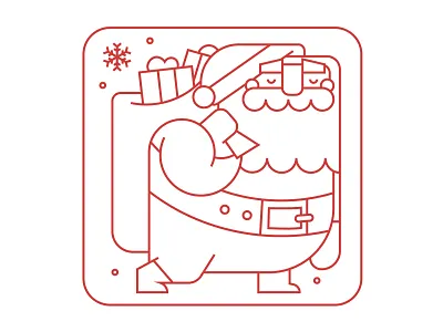 Santa beer mat christmas hollyday saint nicholas santa santa claus snow winter