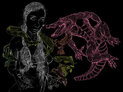 "Choi" Universe design erotica eroticillustration illustration vector