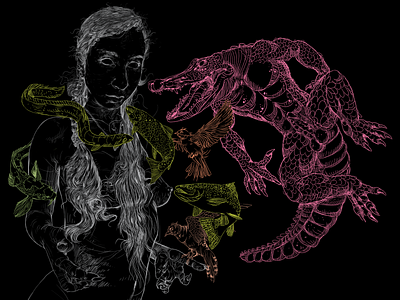 "Choi" Universe design erotica eroticillustration illustration vector