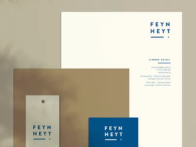 FEYNHEYT – Visual Identity for Berlin based small Fashion Label berlin branding business card corporate design design fashion handmade identity letterhead logo small label stationery typography visual identity
