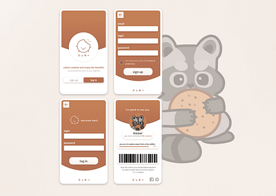 Cookie collector - Daily UI 001 branding dailyui dailyui001 figma graphic design logo procreate ui uidesign