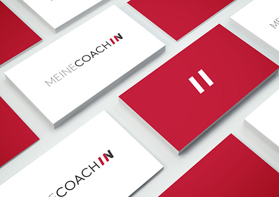 MEINE COACHIN – Logo for Career / Life Coach berlin branding business card career coach coaching design identity life coach logo logotype stationery typography visual identity wingwave