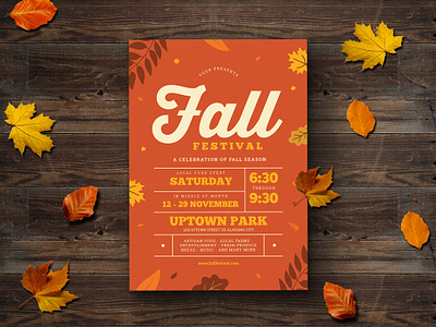 Fall Festival Event Flyer