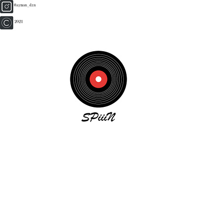 SPIIN 🎼 app branding design graphic design icon illustration logo mus music