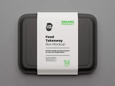 Takeaway Food Container Mockup box branding container delivrey design food mockup packaging restaurant template