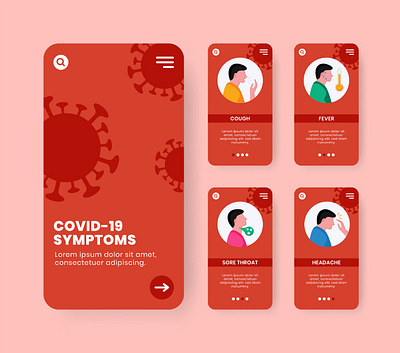 Mobile Screen Design branding design flat illustration illustration logo ui ux vector