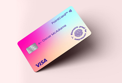 Payment Card | PointCard Playoff branding contactless fintech illustration payment