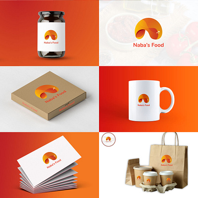 Iconic food company logo brand identity branding design food logo graphic design iconic logo illustration logo red logo vector